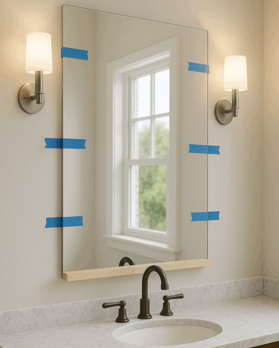 Mirror-Installation